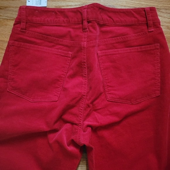 Talbots Curvy Straight Leg Corduroy Pants Women’s Sz 8L Five Pocket Hourglass - Picture 4 of 4